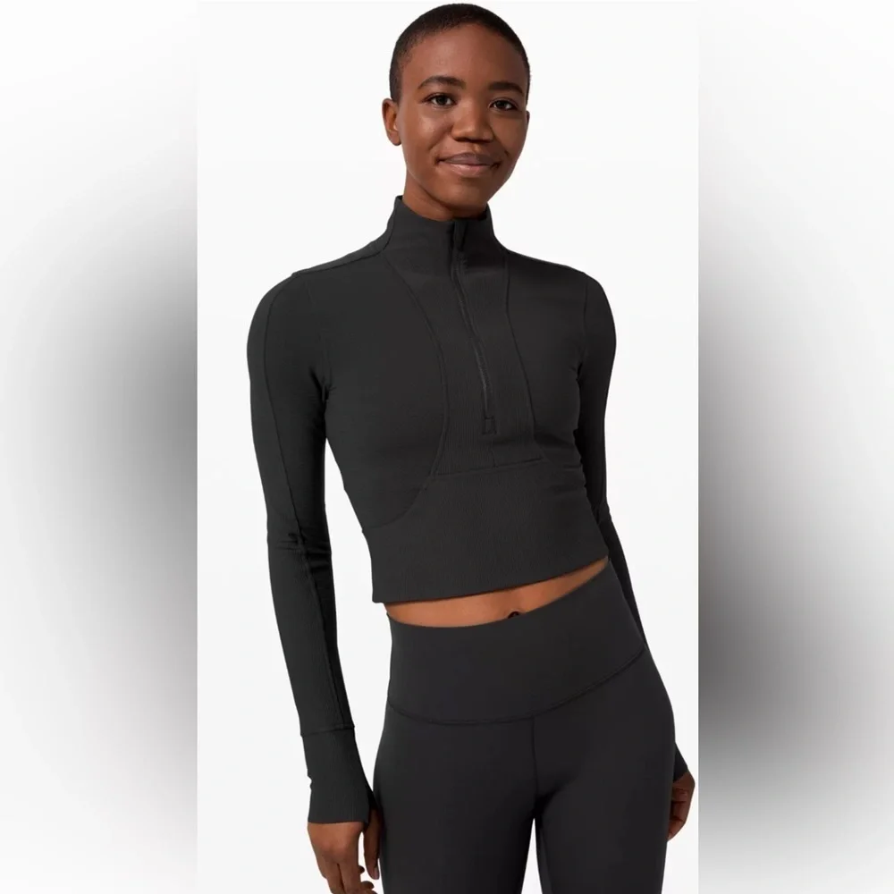 Lululemon Take It In Stride 1/2 zip  - size 2